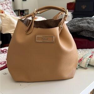 DKNY Camel Shoulder Bag